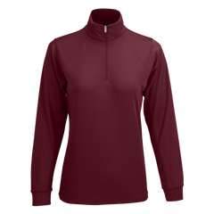 Vansport Layering S / Deep Maroon Vansport - Women's Mesh 1/4-Zip Tech Pullover