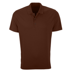 Vansport Polos S / Brown Vansport - Men's Omega Solid Mesh Tech Polo