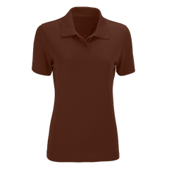 Vansport Polos S / Brown Vansport - Women's Omega Solid Mesh Tech Polo