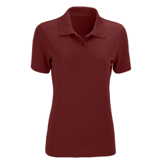 Vansport Polos S / Deep Maroon Vansport - Women's Omega Solid Mesh Tech Polo