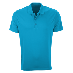 Vansport Polos S / Island Blue Vansport - Men's Omega Solid Mesh Tech Polo