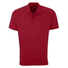 Vansport Polos S / Sport Red Vansport - Men's Omega Solid Mesh Tech Polo