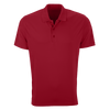 Vansport Polos S / Sport Red Vansport - Men's Omega Solid Mesh Tech Polo