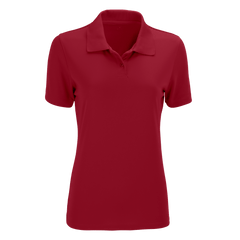 Vansport Polos S / Sport Red Vansport - Women's Omega Solid Mesh Tech Polo