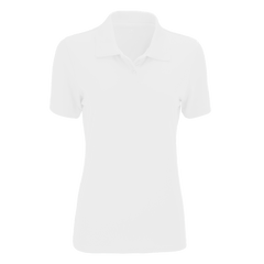 Vansport Polos S / White Vansport - Women's Omega Solid Mesh Tech Polo