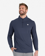 Bad Birdie Layering S / Dark Navy Bad Birdie - Men's Velocity 1/4-Zip Pullover