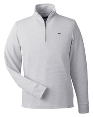 Vineyard Vines Layering S / Granite Vineyard Vines - Men's Saltwater Quarter-Zip Pullover