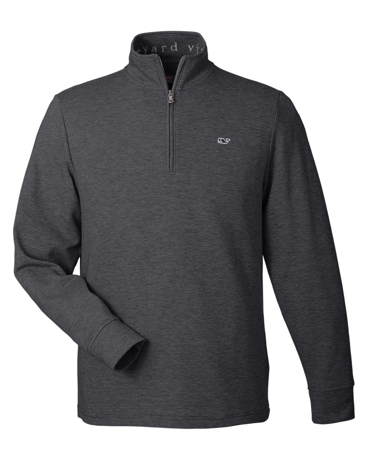 Vineyard Vines Layering S / Jet Black Vineyard Vines - Men's Saltwater Quarter-Zip Pullover