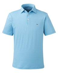 Vineyard Vines Polos S / Andros Blue Vineyard Vines - Men's Bradley Stripe Sankaty Polo