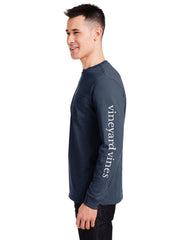 Vineyard Vines Woven Shirts Vineyard Vines - Long Sleeve Pocket T-Shirt