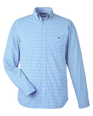 Vineyard Vines Woven Shirts S / Ocean Breeze Vineyard Vines - Men's On-The-Go Nylon Gingham Shirt