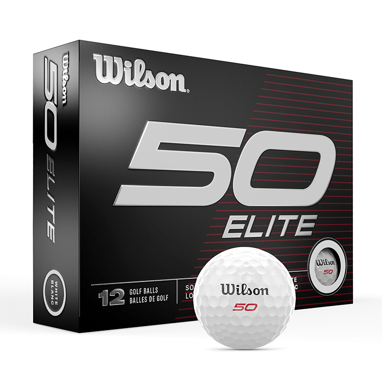 Wilson Accessories One Dozen / White Wilson - Custom Staff 50 Elite White Box Dozen