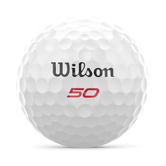 Wilson Accessories One Dozen / White Wilson - Custom Staff 50 Elite White Box Dozen