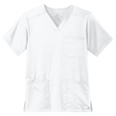WonderWink Scrubs XS / White WonderWink - Men's Premiere Flex™ V-Neck Top