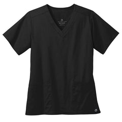 WonderWink Scrubs XXS / Black WonderWink - Women's WorkFlex™ V-Neck Top