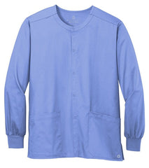WonderWink Scrubs XXS / Ceil Blue WonderWink - Unisex WorkFlex™ Snap-Front Scrub Jacket