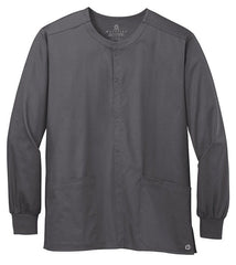 WonderWink Scrubs XXS / Pewter WonderWink - Unisex WorkFlex™ Snap-Front Scrub Jacket