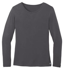 WonderWink Scrubs XXS / Pewter WonderWink - Women's Long Sleeve Layer Tee