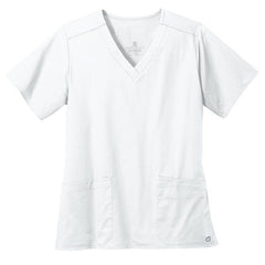 WonderWink Scrubs XXS / White WonderWink - Women's WorkFlex™ V-Neck Top