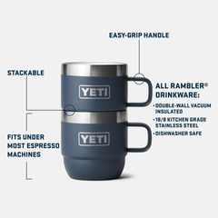 YETI Accessories YETI - Rambler 6oz Stackable Mugs Set