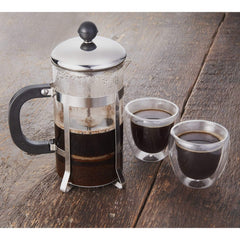 Modena Coffee Press and Glass Set