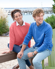 6-piece Minimum Required for all Vineyard Vines Styles Sweatshirts Vineyard Vines - Men's Garment-Dyed Crewneck