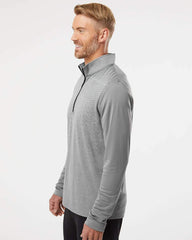 adidas Activewear adidas - Men's Heather Block Print Quarter-Zip Pullover