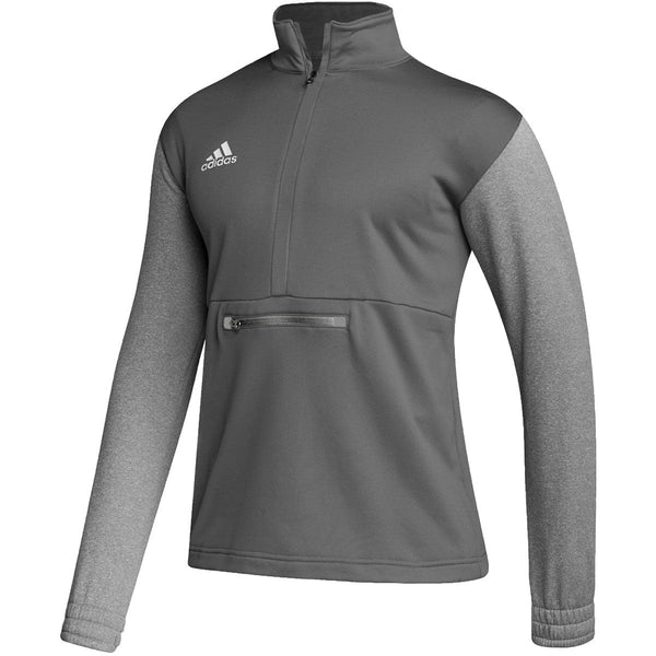 adidas Activewear S / Team Grey Four/Medium Grey Heather/White adidas - Men's Team Issue 1/4 Zip