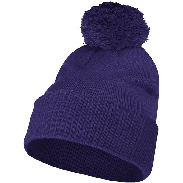 adidas Headwear One Size / Team Collegiate Purple adidas - Cuffed Pom Beanie