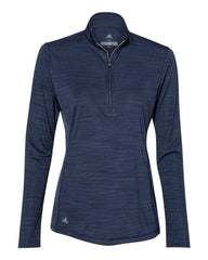 adidas - Women's Lightweight Mélange Quarter-Zip Pullover