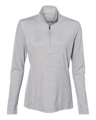 adidas - Women's Lightweight Mélange Quarter-Zip Pullover