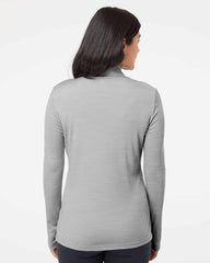 adidas Layering adidas - Women's Lightweight Mélange Quarter-Zip Pullover