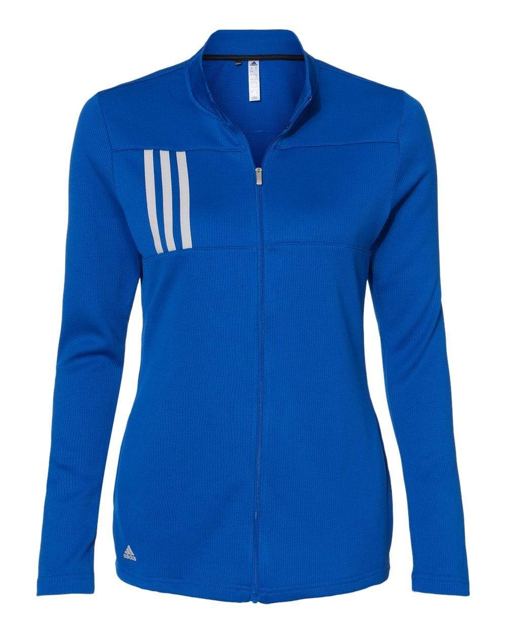 adidas Layering S / Team Royal/Grey Two adidas - Women's 3-Stripes Double Knit Full-Zip Jacket