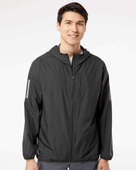 adidas Outerwear adidas - Men's Hooded Full-Zip Windbreaker