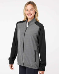 adidas Outerwear adidas - Women's Heather Block Full-Zip Wind Jacket