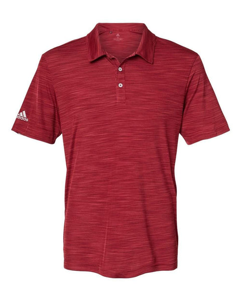 adidas Polos S / Collegiate Burgundy Melange adidas - Men's Mélange Sport Shirt