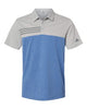 Adidas Polos S / Grey Two Heather/Collegiate Royal Heather adidas - Men's Heathered 3-Stripes Polo