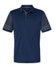 Adidas Polos S / Team Navy Blue/Grey Five adidas - Men's Striped Sleeve Polo