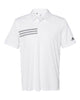 Adidas Polos S / White/Black adidas - Men's 3-Stripes Chest Sport Shirt