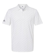 adidas Polos S / White/Grey Three adidas - Men's Pine Tree Polo