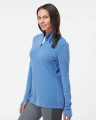 adidas Sweaters adidas - Women's Shoulder Stripe Quarter-Zip Pullover Sweater