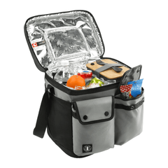 Arctic Zone Bags One Size / Grey Arctic Zone - Repreve® 24 Can Double Pocket Cooler