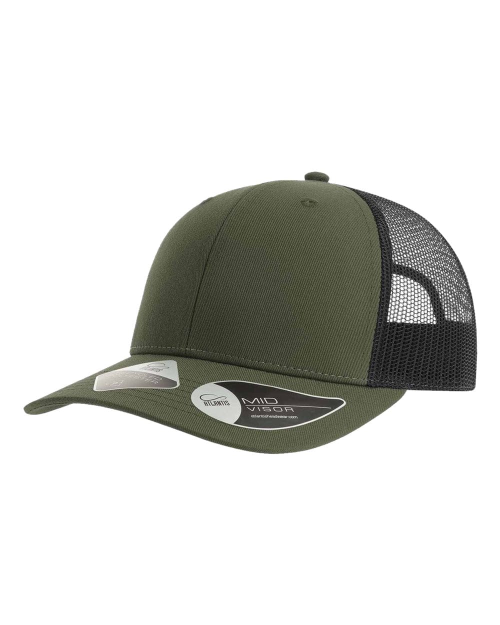 Atlantis Headwear Headwear Adjustable / Olive/Black Atlantis Headwear - Sustainable Trucker Cap