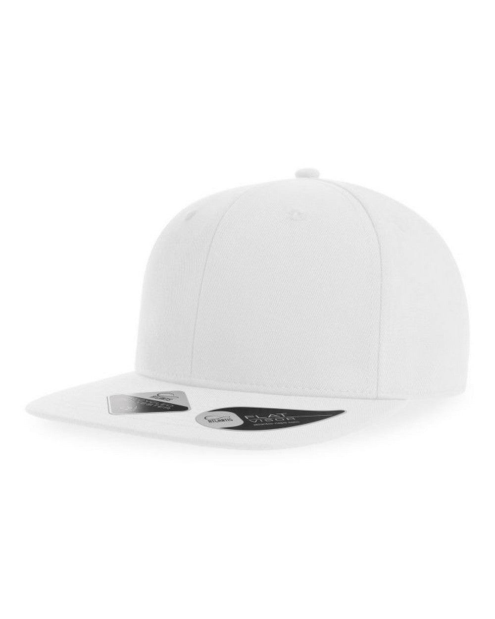 Atlantis Headwear Headwear Adjustable / White Atlantis Headwear - Sustainable Flat Bill Cap