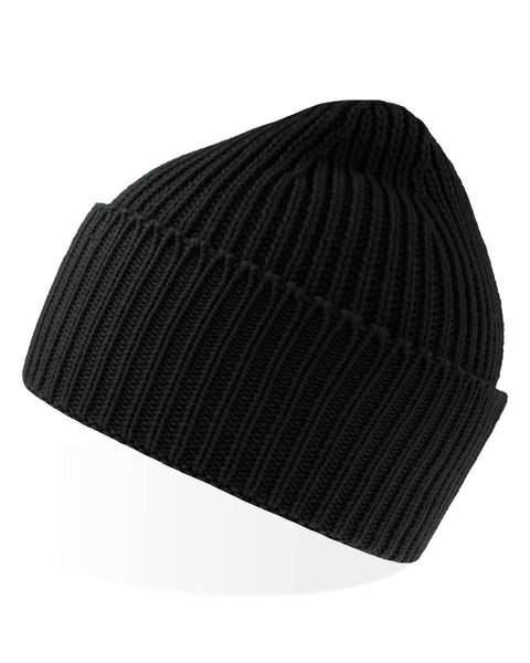 Atlantis Headwear Headwear One Size / Black Atlantis Headwear - Sustainable Chunky Rib Knit Beanie