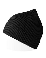 Atlantis Headwear Headwear One Size / Black Atlantis Headwear - Sustainable Fine Rib Knit Beanie