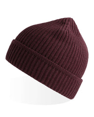 Atlantis Headwear Headwear One Size / Burgundy Melange Atlantis Headwear - Sustainable Finish Edge Knit Beanie