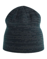 Atlantis Headwear Headwear One Size / Navy Atlantis Headwear - Shine Sustainable Reflective Beanie