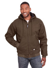 Berne Outerwear Berne - Men's Heartland Washed Duck Hooded Jacket