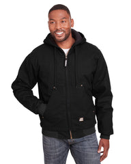 Berne Outerwear M / Black Berne - Men's Heartland Washed Duck Hooded Jacket